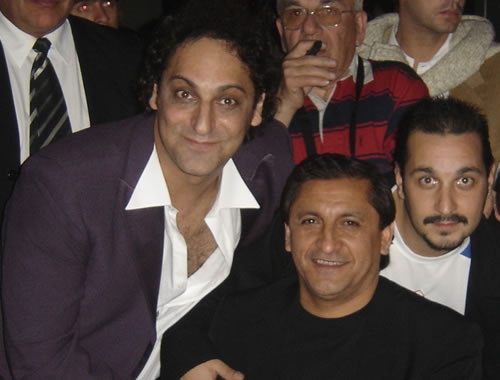 Gaby Chester y Ramón Díaz